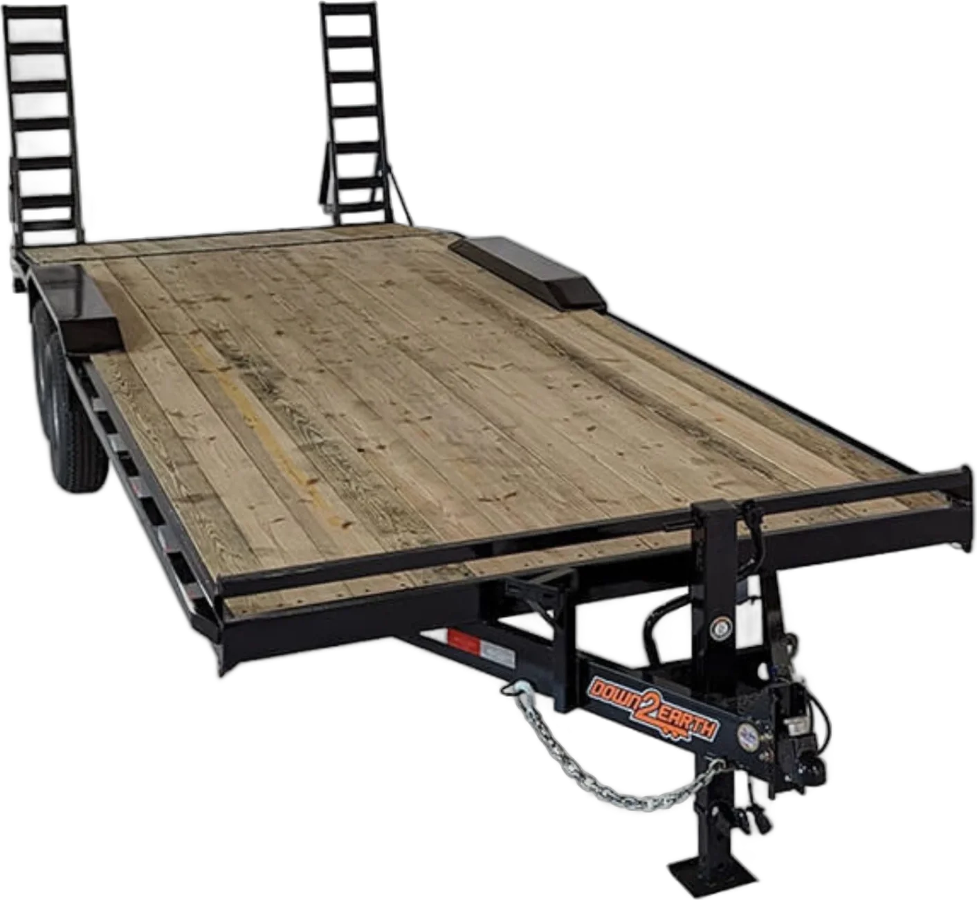 Down 2 Earth 102” X 20′ Equipment Driveover Trailer 16k equipment driveover trailers
