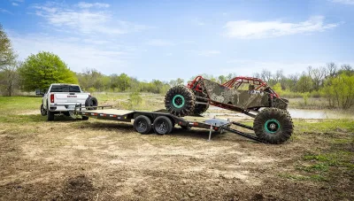 PJ 5" CHANNEL BUGGY HAULER (B5) car haulers trailer, photo 3