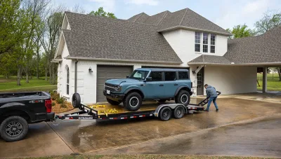 PJ 5" Channel Carhauler car haulers trailer, photo 4