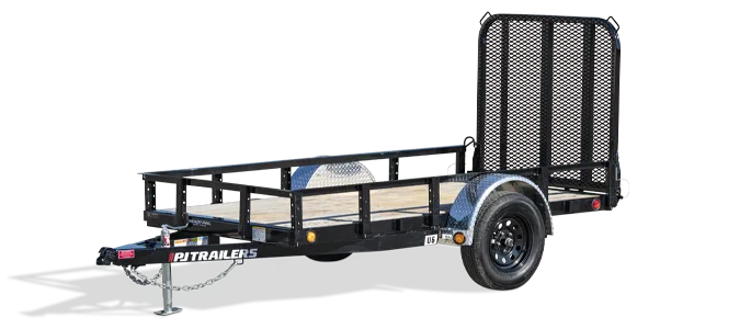 PJ 60" Single Axle Channel Utility utility trailers