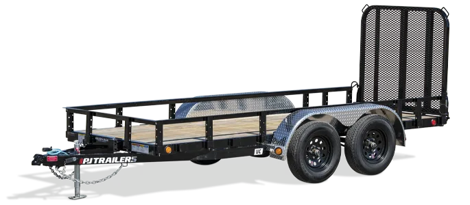 PJ 60" Tandem Axle Channel Utility utility trailers