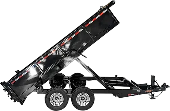 Down 2 Earth 7′ X 14′ Dump 14k GVWR dump trailers
