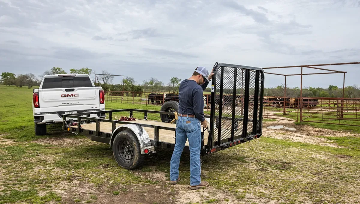 PJ 77" Single Axle Channel Utility utility trailers, photo 2