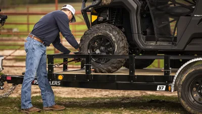 PJ 77" Single Axle Channel Utility utility trailers, photo 4