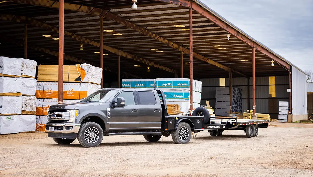 PJ 8" I-Beam Deckover deckovers trailer, photo 2
