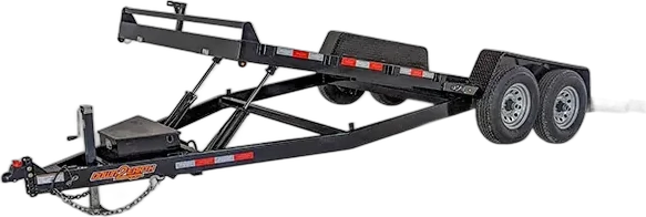 Down 2 Earth 82” X 16 Steel Deck Power Tilt Carhauler 14k GVWR carhauler trailer
