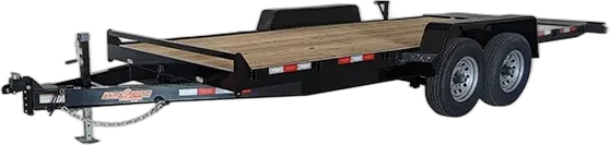 Down 2 Earth 82” X 18’ Gravity Tilt Carhauler 14k GVWR carhauler trailer