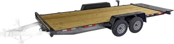 Down 2 Earth 82” X 18’ Gravity Tilt Carhauler 7k GVWR carhauler trailer