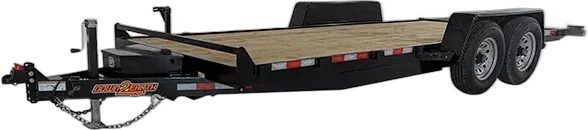 Down 2 Earth 82” X 18′ Power Tilt Carhauler 14k GVWR carhauler trailer