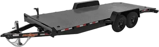 Down 2 Earth 82” X 20’ Steel Deck Car hauler Trailer 7k GWVR trailer