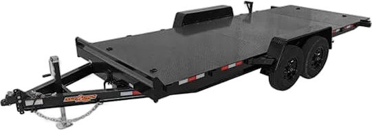Down 2 Earth 82” X 20’ Steel Deck Gravity Tilt Carhauler 14k GVWR carhauler trailer