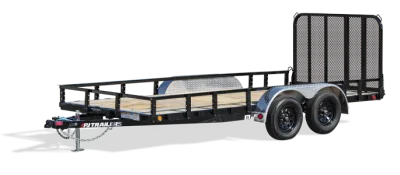 PJ 83" Tandem Axle Channel Utility utility trailers