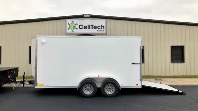 CellTech 7x14x7 Enclosed Cargo Trailer, photo 2