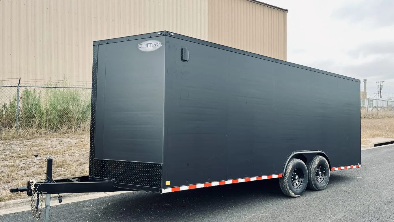 CellTech 8 ½x20x7 Enclosed Cargo Trailer