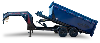 Dura-Haul RKO, RKO - Roloff Dump Trailer - Gooseneck - Blue Bin