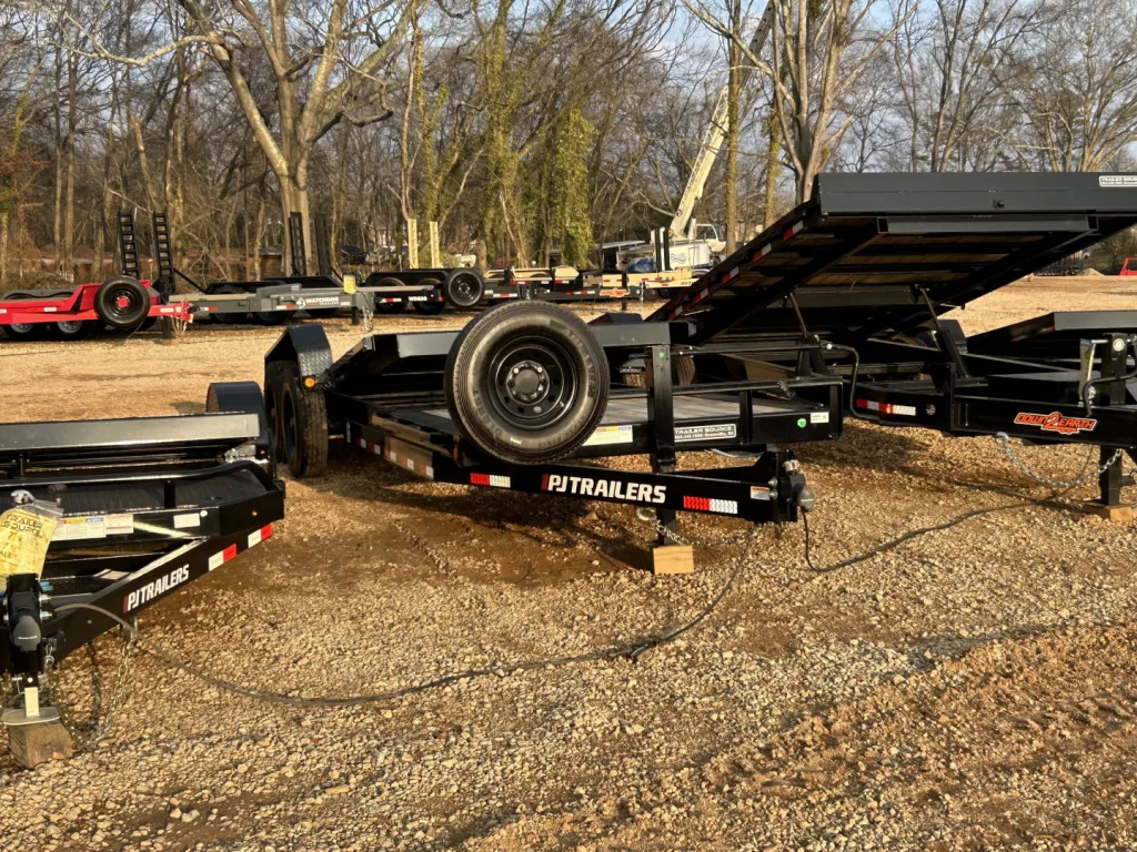 2026 PJ Equipment Trailer 7x22 Spilt Tilt HD Tilt