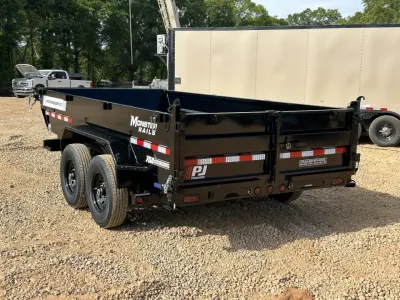 2026 PJ Trailers Dump Trailer 7x14, 15,400 lb GVWR, view 4 of 7
