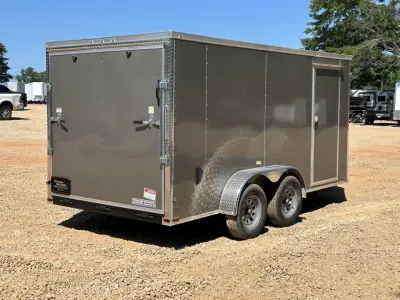 2026 Quality Cargo Enclosed Trailer 7x14, 7,000 lb GVWR, view 4 of 8