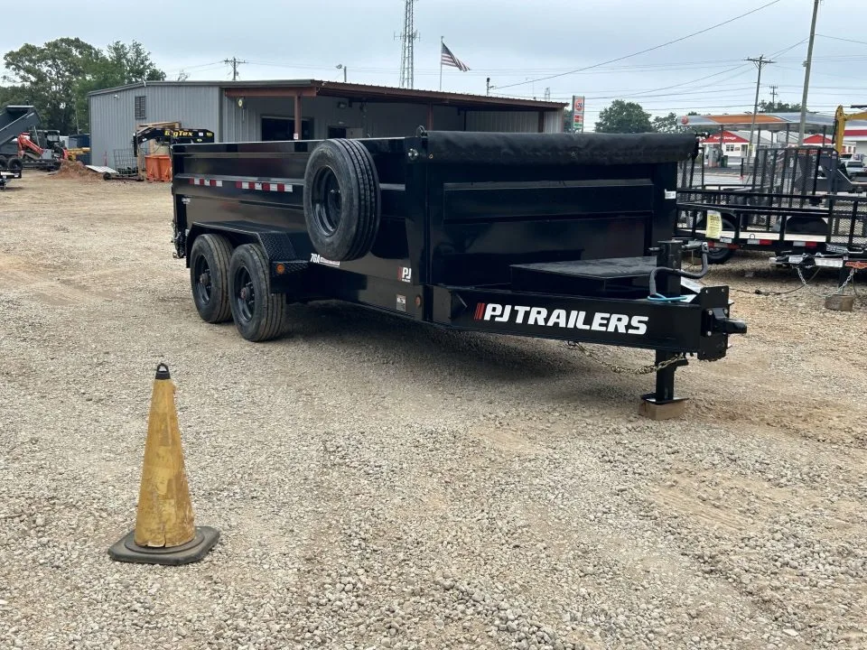2026 PJ Trailers Dump Trailer 7x16 HD Low-Pro Dump