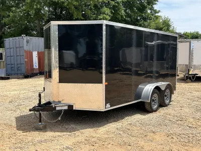 2026 Rock Solid Cargo Enclosed Trailer 7x14, 7,000 lb GVWR, view 3 of 8