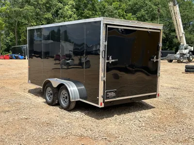 2026 Rock Solid Cargo Enclosed Trailer 7x14, 7,000 lb GVWR, view 4 of 8