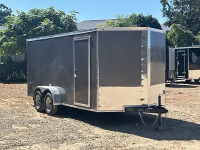 2027 Quality Cargo Enclosed Trailer 7x16, 7,000 lb GVWR, view 2 of 9
