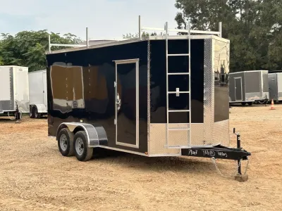 2026 Quality Cargo Enclosed Trailer 7x16, 9,990 lb GVWR, view 2 of 10