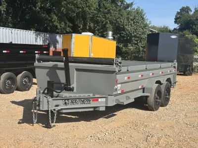 2026 Southern Utility Dump Trailer 7x16, 16,000 lb GVWR, view 3 of 8