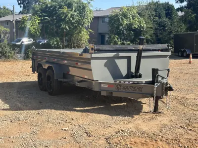 2026 Southern Utility Dump Trailer 7x16, 16,000 lb GVWR, view 2 of 8