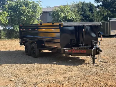 2026 Southern Utility Dump Trailer 7x16, 16,000 lb GVWR, view 2 of 8