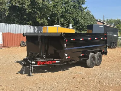 2026 Southern Utility Dump Trailer 7x16, 16,000 lb GVWR, view 3 of 8
