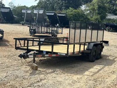 2027 Down 2 Earth Utility Trailer 7x16, 7,000 lb GVWR, view 2 of 8