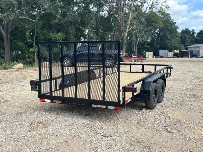 2027 Down 2 Earth Utility Trailer 7x16, 7,000 lb GVWR, view 4 of 8