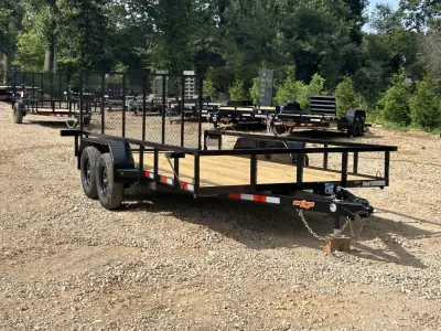 2027 Down 2 Earth Utility Trailer 7x16, 7,000 lb GVWR, view 3 of 8
