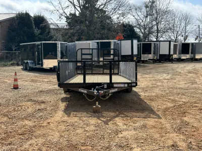 2026 PJ Utility Trailer 7x18 83" Channel photo 2