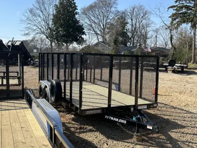 2026 PJ Utility Trailer 7x16 83" Channel photo 1