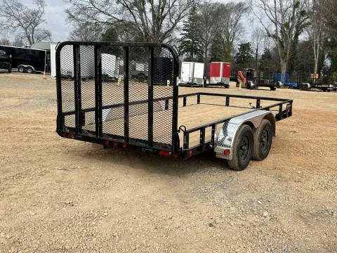2026 PJ Trailers Utility Trailer 7x14 83" Channel photo 4