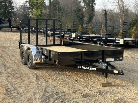 2026 PJ Trailers Utility Trailer 7x14 83" Channel photo 1