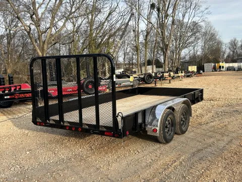 2026 PJ Trailers Utility Trailer 7x14 83" Channel photo 4