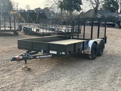 2026 PJ Trailers Utility Trailer 7x14 83" Channel photo 3