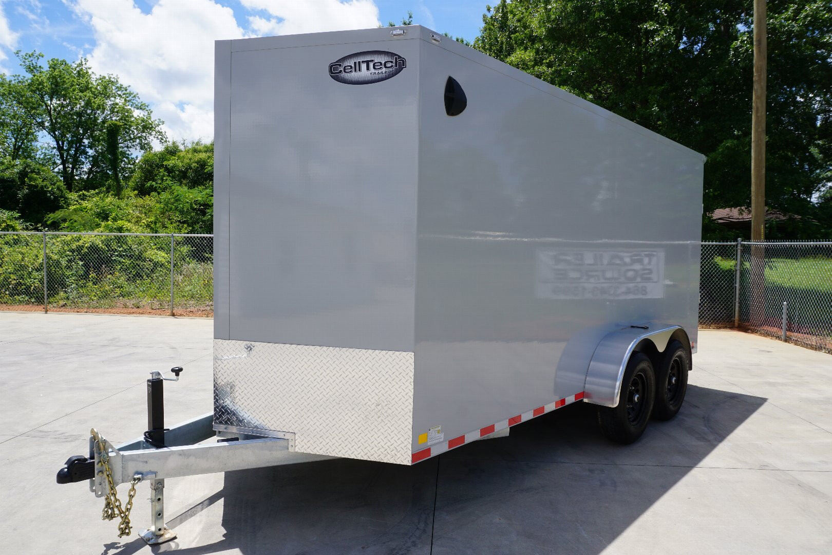 NEW MODEL - Cell-Tech 7x16 TA 14K Contractor/Enclosed Trailer photo 2