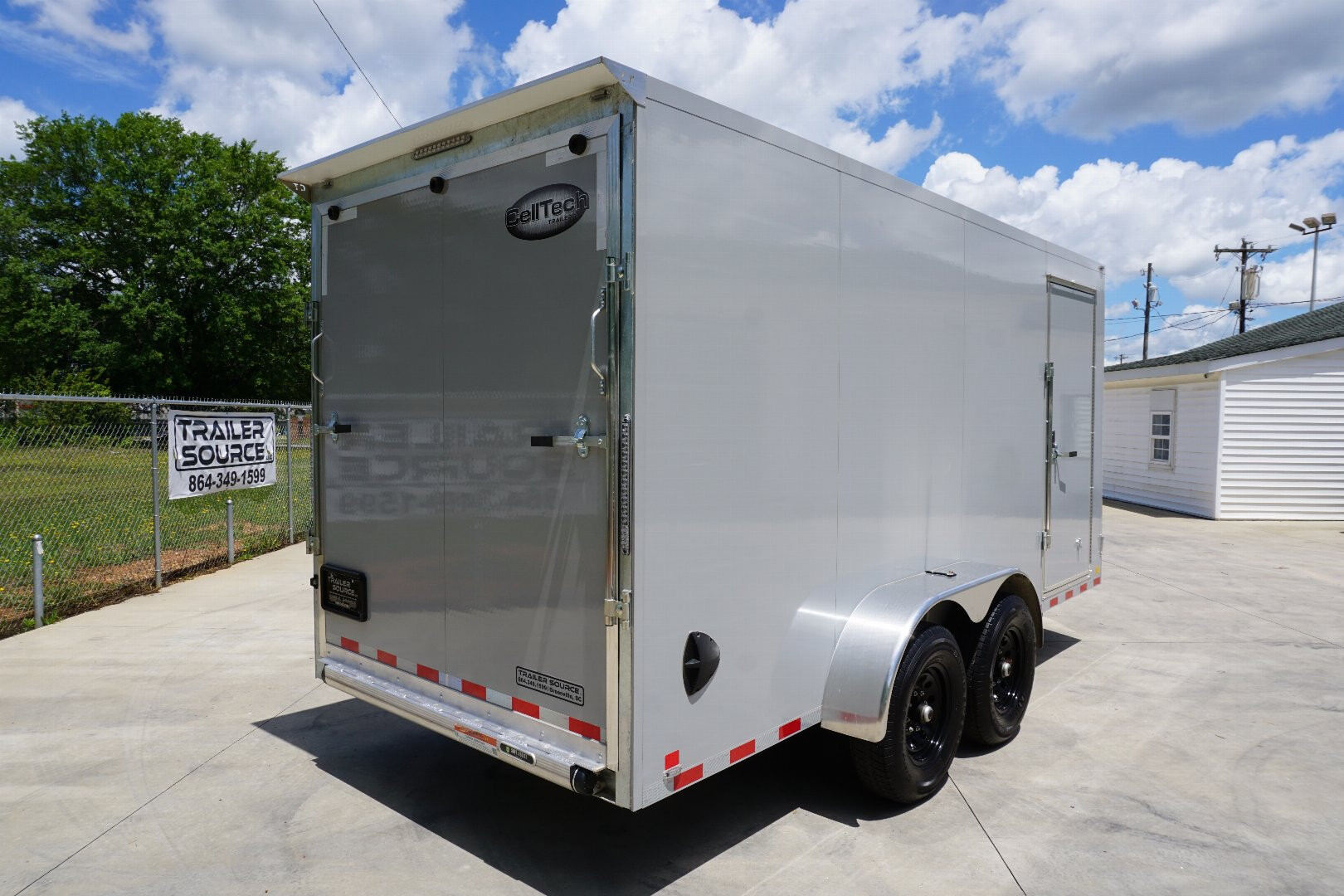 NEW MODEL - Cell-Tech 7x16 TA 14K Contractor/Enclosed Trailer photo 8