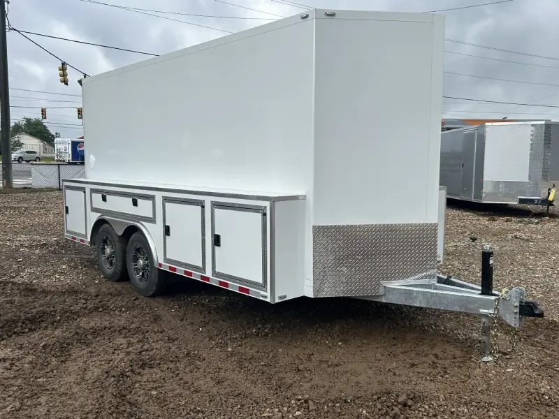 NEW MODEL - Cell-Tech 7x16 TA 14K Contractor/Enclosed Trailer