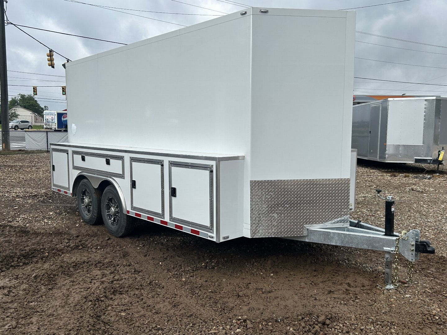NEW MODEL - Cell-Tech 7x16 TA 14K Contractor/Enclosed Trailer