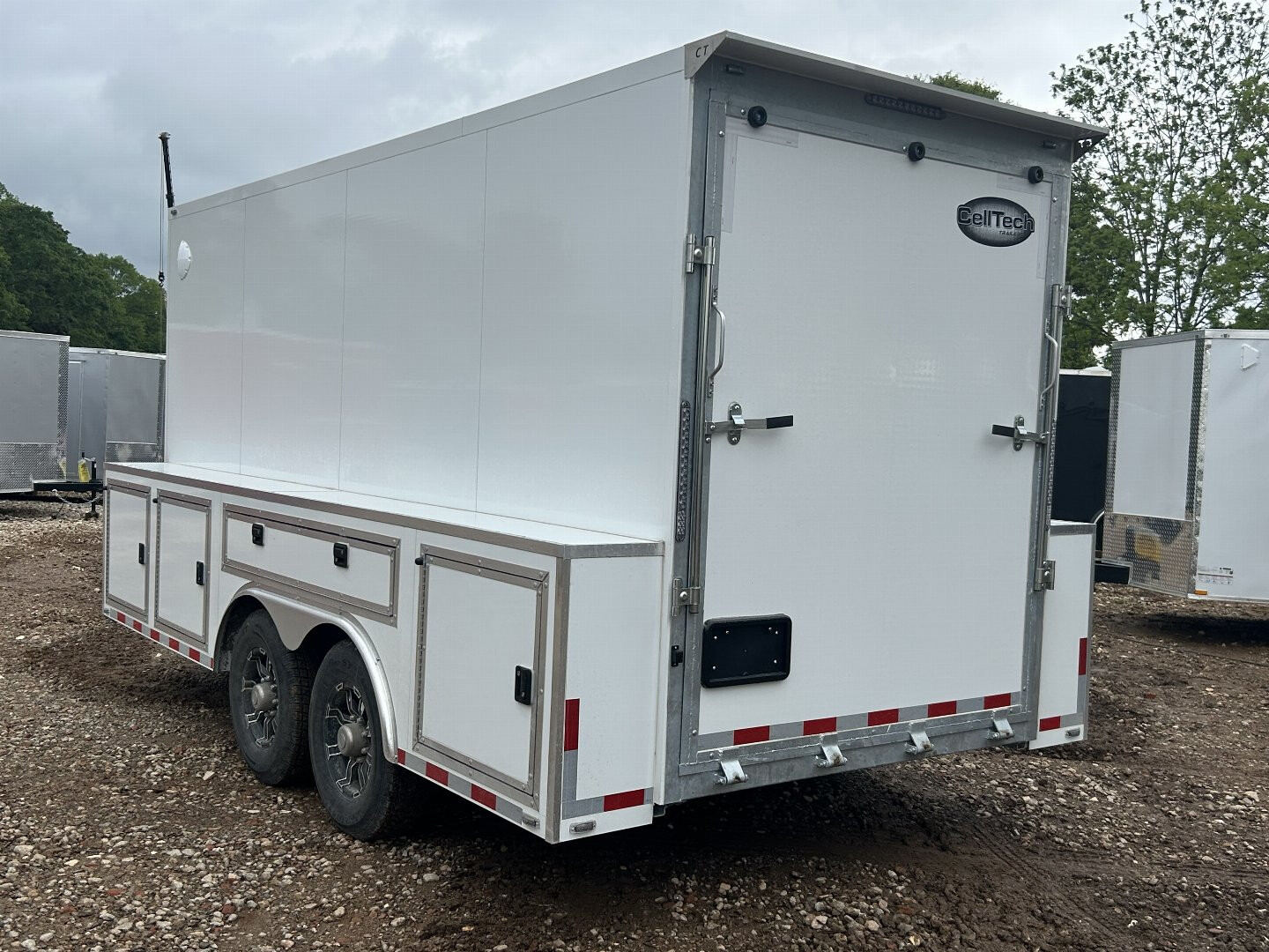 NEW MODEL - Cell-Tech 7x16 TA 14K Contractor/Enclosed Trailer photo 4