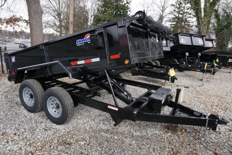 Hawke 7X12 TA 12K Dump Trailer