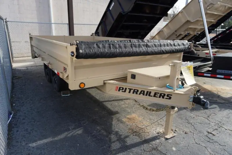 2025 PJ Trailers 8x14 TA 16K D8 Deckover Dump Trailer