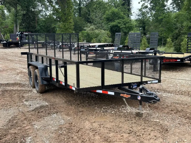 2026 Down 2 Earth Trailers 7x16 TA 7k Utility Trailer