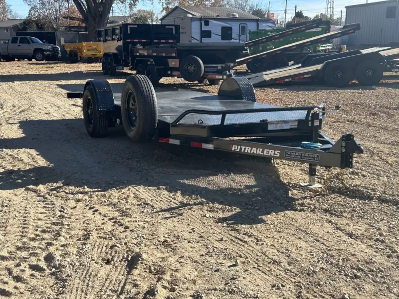 2025 PJ Trailers 7x16 SA 7k T1 Tilt Equipment Trailer