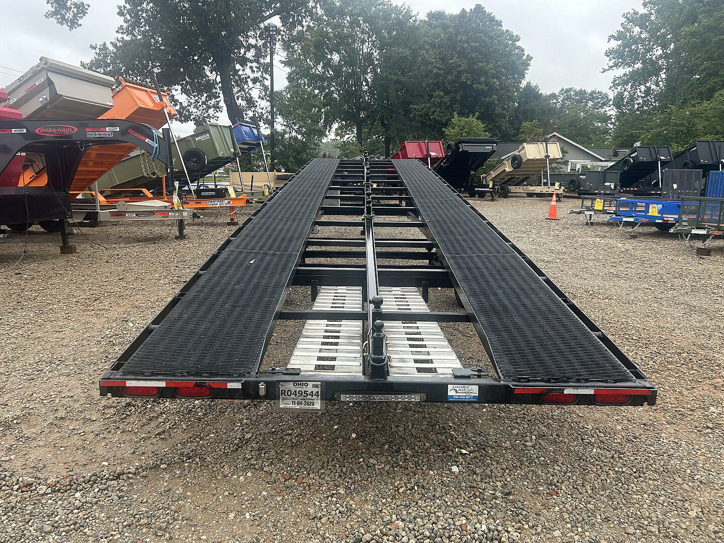 2023 Buckeye 12k Car Hauler Wedge Equipment Trailer photo 4